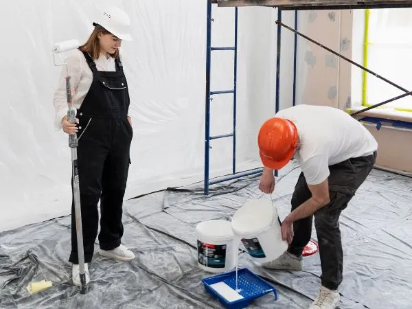 Commercial painting project